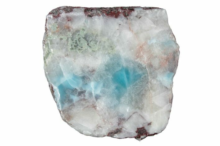 Polished Section of Larimar - Dominican Republic #282527